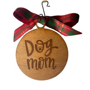 Dog Mom Holiday Ornament